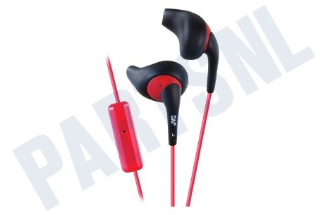 JVC  HA-ENR15-B-E Gumy Sport In Ear Hoofdtelefoon met Microfoon Zwart/Rood