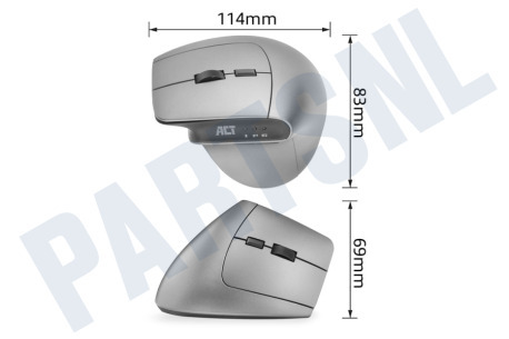 ACT  AC5155 Verticale ergonomische muis