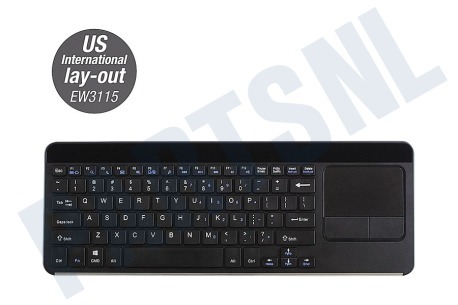 Ewent  EW3115 Smart TV Draadloos toetsenbord met touchpad