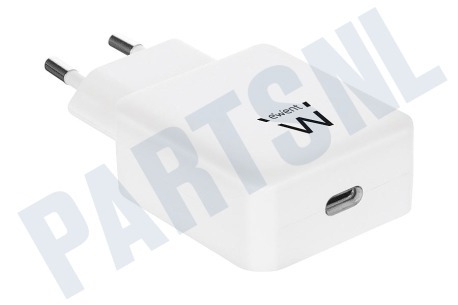 Ewent  EW1315 1-Poorts USB-C Thuislader 18W met Power Delivery