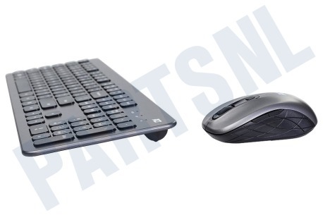 ACT  AC5710 Draadloos Toetsenbord Set USB-C/USB-A Ontvanger Qwerty