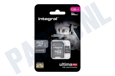 Integral  INMSDX128G10-90U1 Ultima Pro Micro SDHC Class 10 128GB 90MB/s