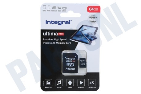 Integral  UltimaPro High Speed Micro SDXC Class 10 64GB