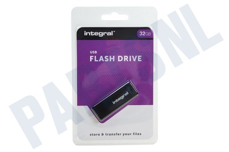 Integral  Memory stick 32GB USB Flash Drive Zwart