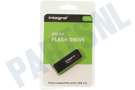 Integral  Memory stick 1TB USB Flash Drive Zwart