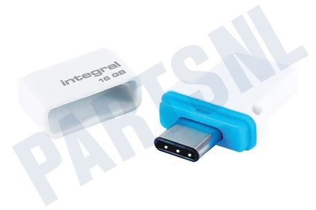 Integral  Fusion Dual Flash Drive USB-C & USB 3.1 Gen 1 16GB