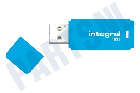 Integral  Memory stick 16GB Neon Blue USB Flash Drive