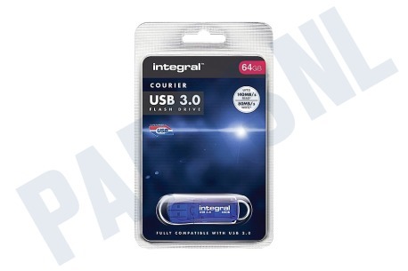 Integral  INFD64GBCOU3.0 Courier USB 3.0 Flash Drive Memory Stick