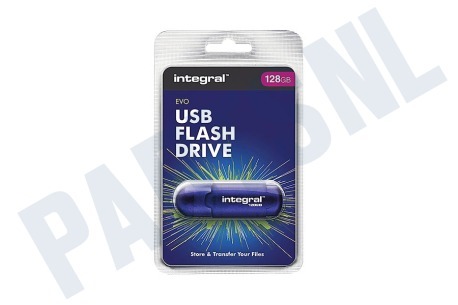 Integral  INFD128GBEVOBL Evo Flash Drive Memory Stick 128GB