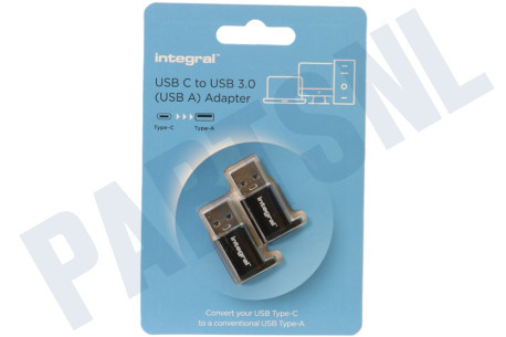 Integral  INADUSB3.0CTOATW USB C -> USB A 3.0 Adapter