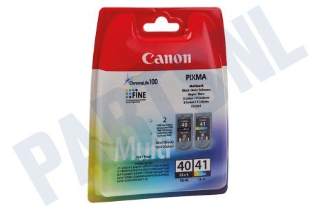 Canon Canon printer PG 40 + CL 41 Inktcartridge PG 40 CL 41 Multipack Black Color