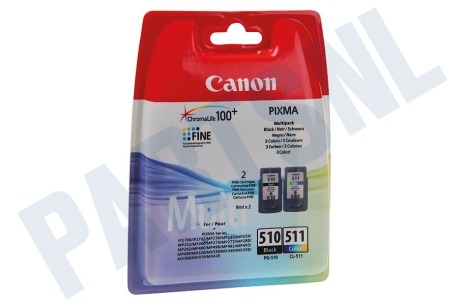 Canon  PG 510 + CL 511 Inktcartridge PG 510 CL 511 Multipack Black Color