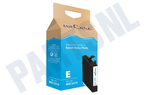 Wecare Epson printer Inktcartridge Lichtblauw (met chip)