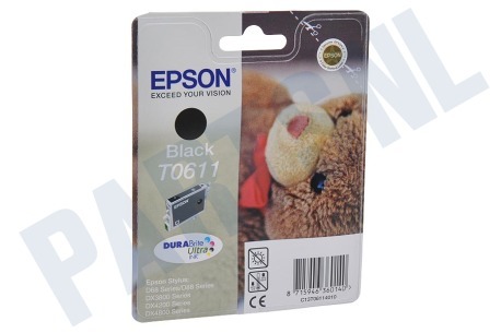 Epson Epson printer Inktcartridge T0611 Black