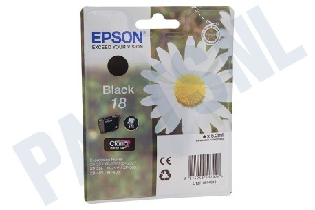 Epson  Inktcartridge T1801 Black