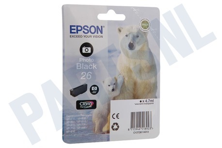 Epson  Inktcartridge 26 Photo Black