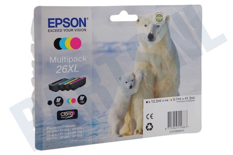 Epson  Inktcartridge 26XL Multipack