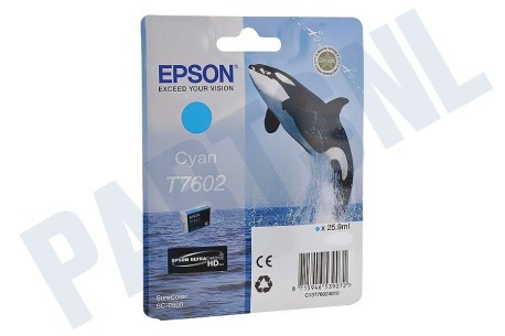 Epson  Inktcartridge T7602 Cyan