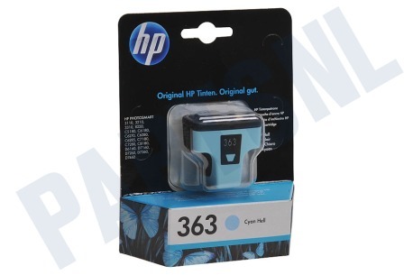 HP Hewlett-Packard HP printer HP 363 Light Cyan Inktcartridge No. 363 Light Cyan