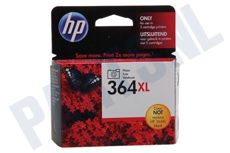 HP Hewlett-Packard HP printer HP 364 Xl Photo Black Inktcartridge No. 364 XL Photo Black