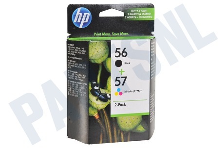 HP Hewlett-Packard HP printer HP 56 57 Combi Pack Inktcartridge No. 56/57 Black+Color