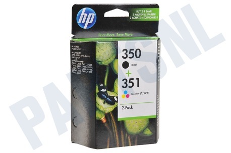 HP Hewlett-Packard HP printer HP 350 351 Combi Pack Inktcartridge No. 350/351 Black+Color