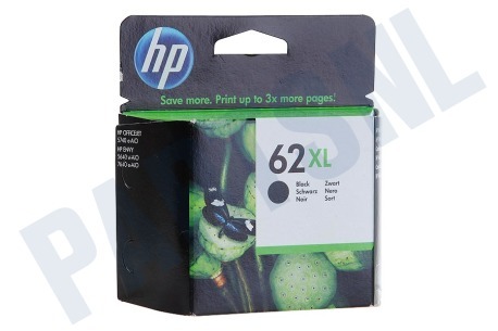 HP Hewlett-Packard  HP 62 XL Black Inktcartridge No. 62 XL Black