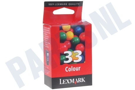 Lexmark Lexmark printer Inktcartridge No. 33 Color
