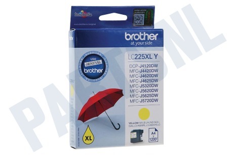 Brother  LC-225XL Y Inktcartridge LC-225 XL Yellow