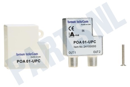 Braun Telecom  POA 1 UPC Verdeel element Push on IEC splitter