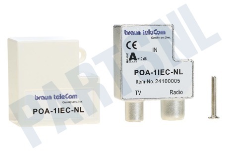 Braun Telecom  POA 1 IEC-NL Verdeel element Push on verdeler