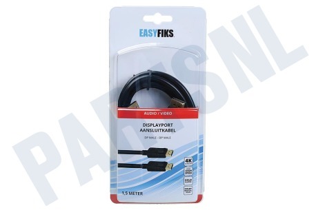 Easyfiks  Displayport kabel Male - Male 1.5 Meter