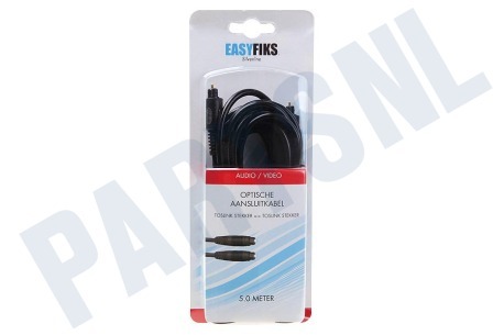 Easyfiks  Optische Kabel Toslink Male - Toslink Male, 5.0 meter