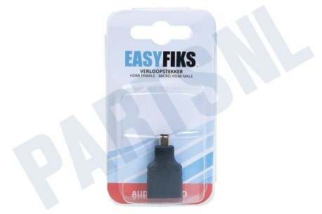 Easyfiks  Verloopstekker, HDMI A Female - Micro HDMI D Male