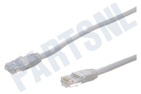 Easyfiks  UTP CAT5E Netwerkkabel Grijs, 5.0 meter, 2x RJ45 Male