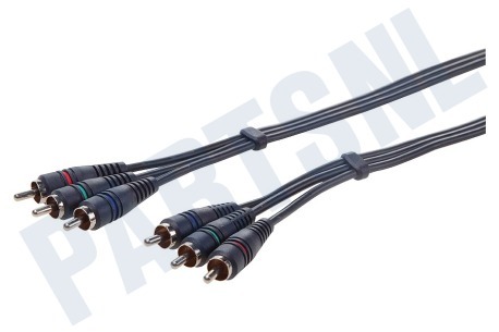 Easyfiks  Tulp Kabel Component Kabel, 3x Tulp RCA Male - 3x Tulp RCA Male