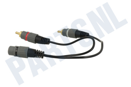 Easyfiks  Jack Verloopkabel Contra 3.5mm Female - 2x Tulp RCA Male