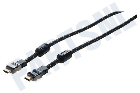 Masterfiks  HDMI Kabel 1.4 High Speed + Ethernet, 1.8 Meter, Verguld