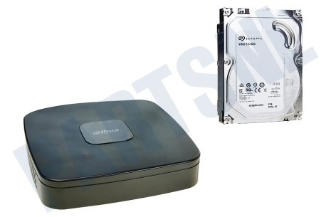 Easy4ip  NVR4104 4-Kanaals Netwerk Video Recorder met Harddisk 2TB SATA