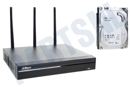 Dahua  4-Kanaals Wifi Netwerk Video Recorder met HDD 2TB SATA