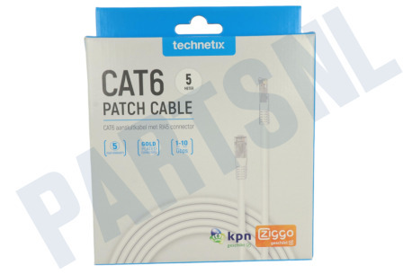 Technetix  CAT6-5M-SHOP CAT6 UTP Aansluitkabel RJ45 5 Meter