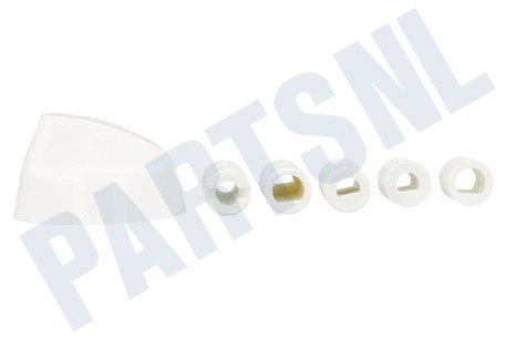 Universeel  Knop Van oven, fornuis, kookplaat wit