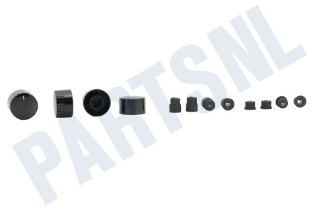 Universeel  Knop Universeel, Zwart