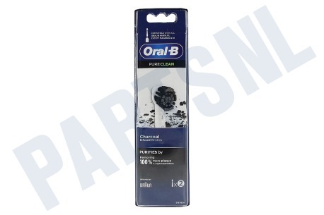 OralB  Pure Clean Charcoal, 2 stuks