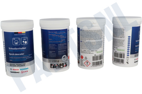 Constructa Wasmachine Y188312331 Ontkalker Snelontkalker, 4x250g