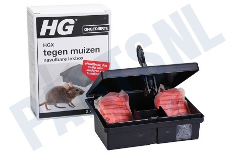HG  HGX Navulbare lokbox tegen muizen