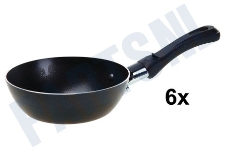 Tefal Gourmet TS-01025140 Pan Mini-wokpan met antikleeflaag, 6 stuks