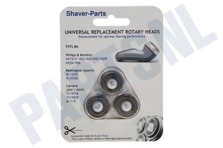 Universeel  Shaver-Parts HP1915, HQ3, HQ4, HQ5, HQ56, HQ6