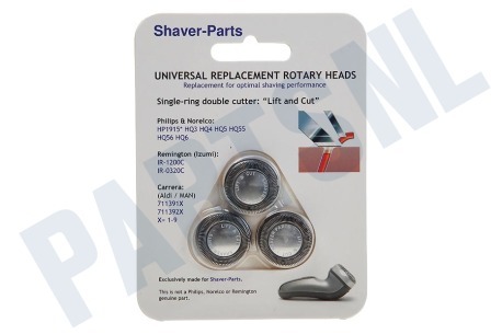 NewSPeak  Shaver-Parts HQ4 t/m HQ56