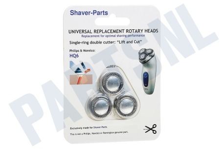Universeel  HQ6 Shaver-Parts HQ6